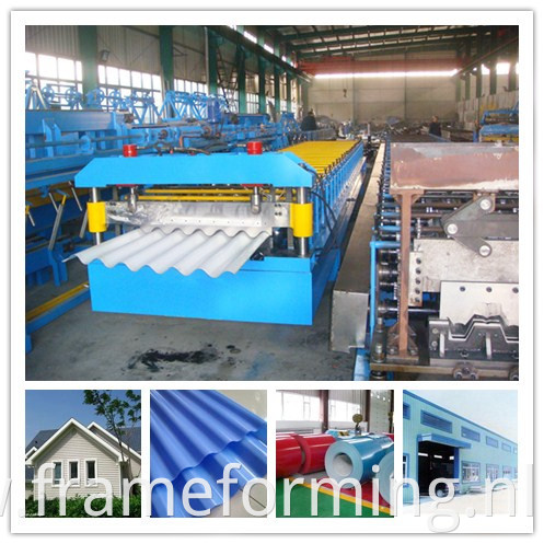 galvanized roof panel roll forming machine